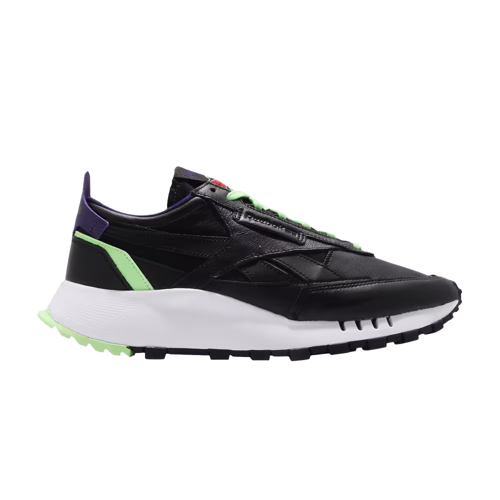 Reebok Classic Leather Legacy Black Neon Mint
