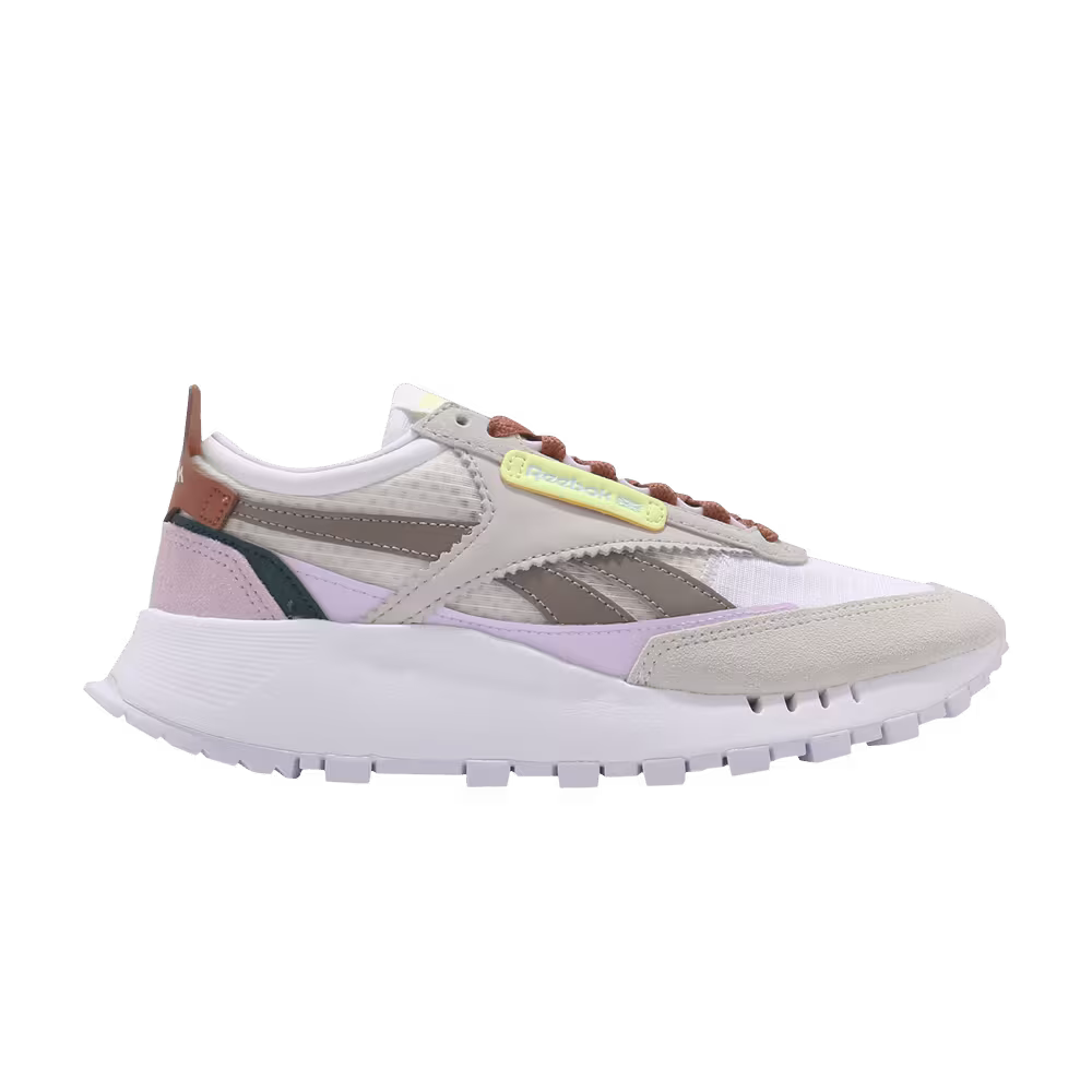 Reebok Women's Classic Leather Legacy White Luminous Lilac