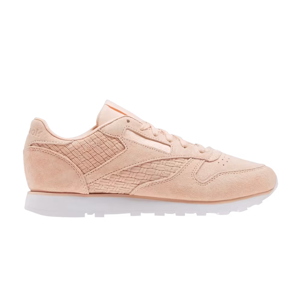 Reebok Women's Classic Leather Woven EMB Desert Dust
