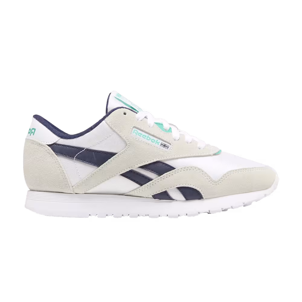 Reebok Women's Classic Nylon White Vector Navy