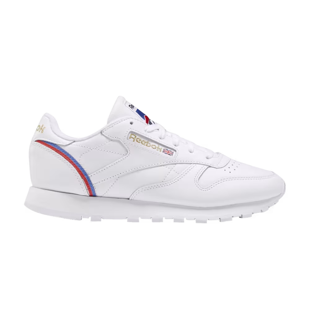 Reebok Women's Classic Leather Collage of Flags