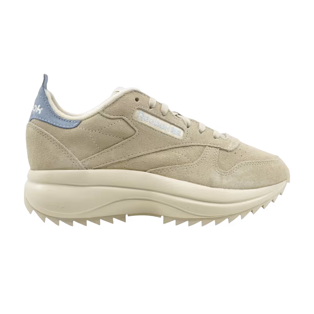 Reebok Women's Classic Leather SP Extra Alabaster Feel Good Blue