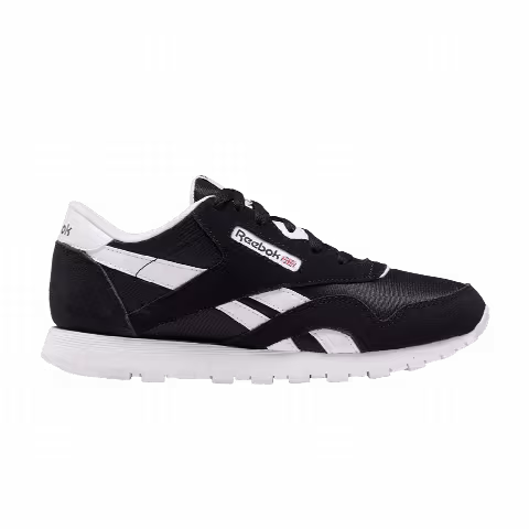 Reebok Classic Nylon Big Kid 'Black/Black/White'