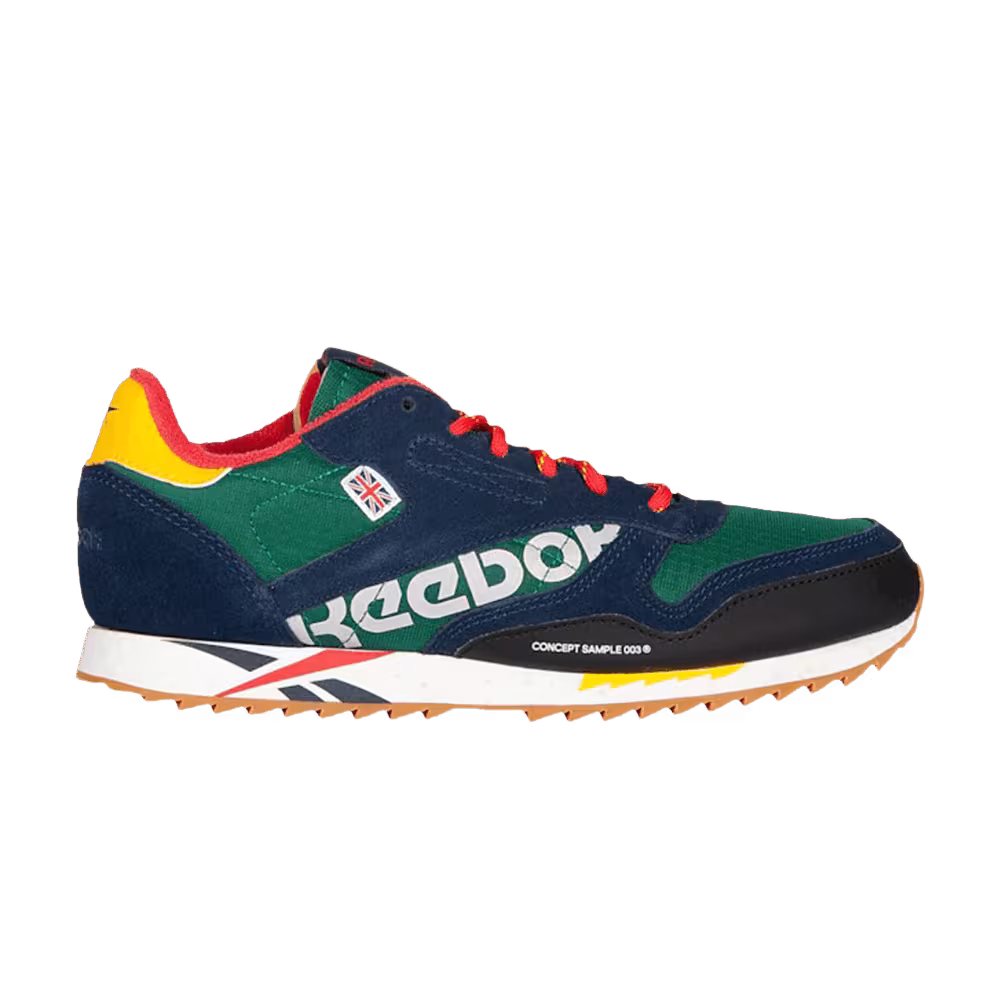 Reebok Classic Leather Ripple J Nautical Green Navy