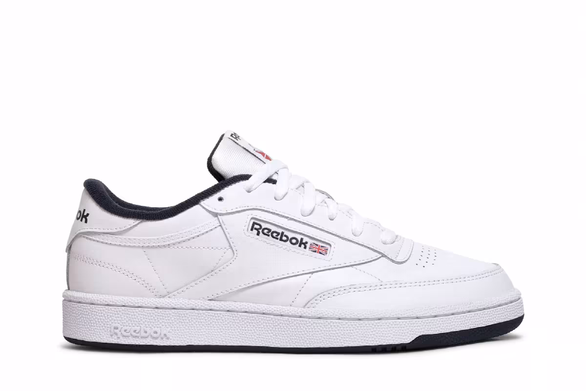 Reebok Club C 85 White Navy, view 2