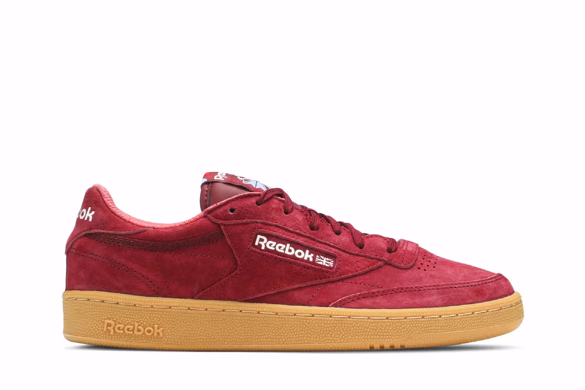 Reebok Club C 85 Indoor Burgundy, view 2