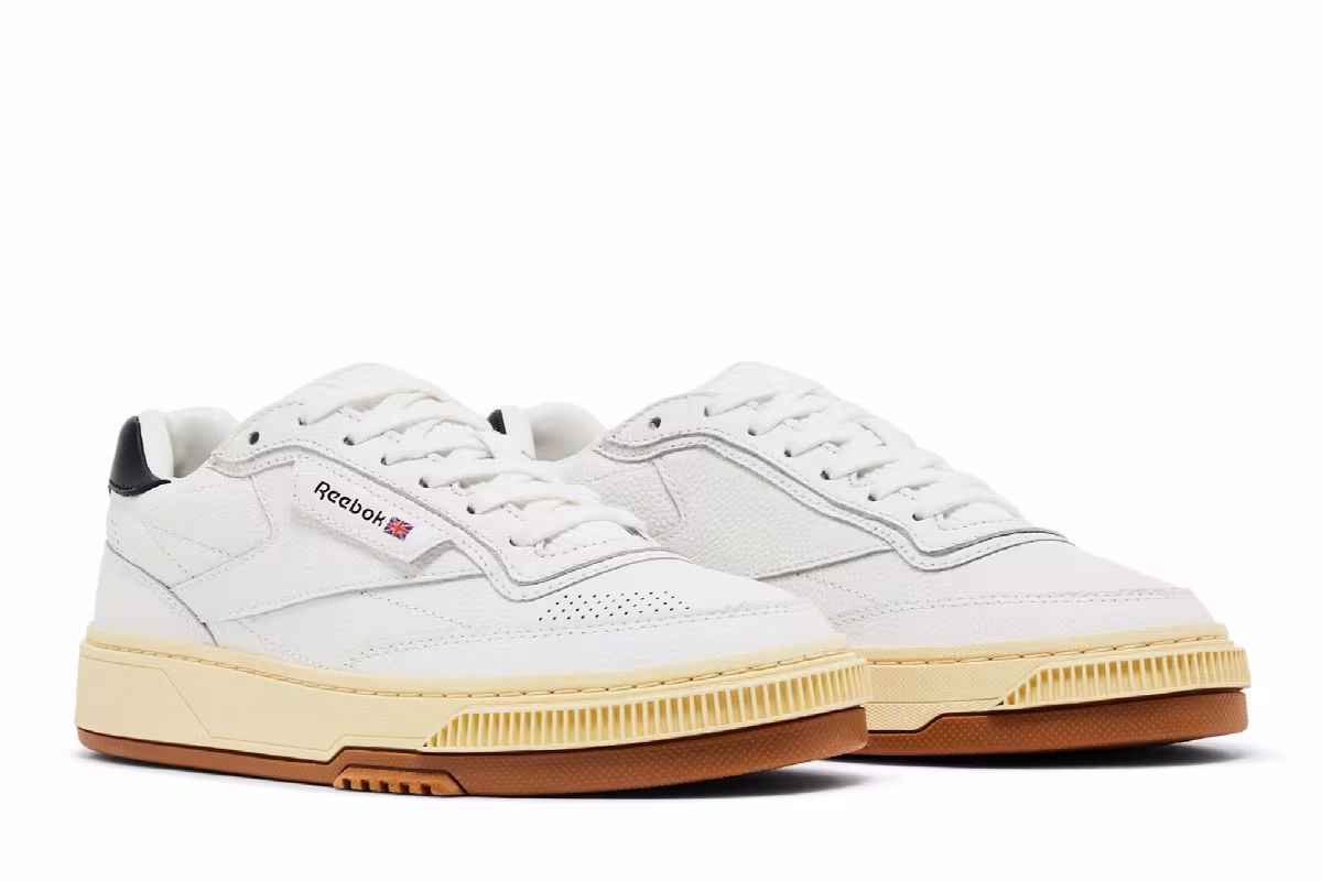 Reebok Club C Ltd Vintage White Black, view 9