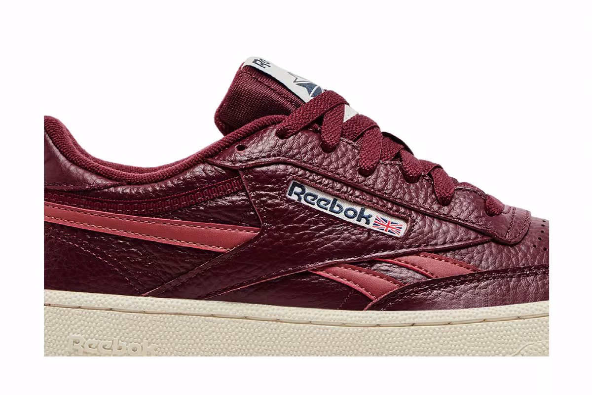 Reebok Club C Revenge MU Maroon, view 3