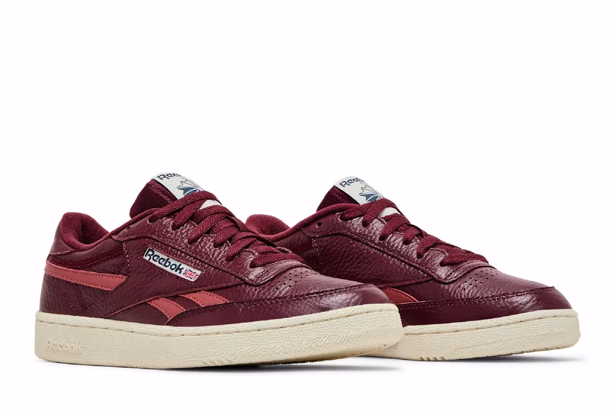 Reebok Club C Revenge MU Maroon, view 9