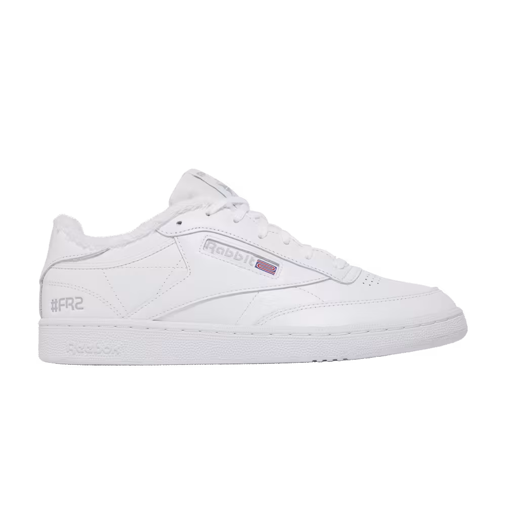 atmos x #FR2 x Reebok Club C 85 White Grey