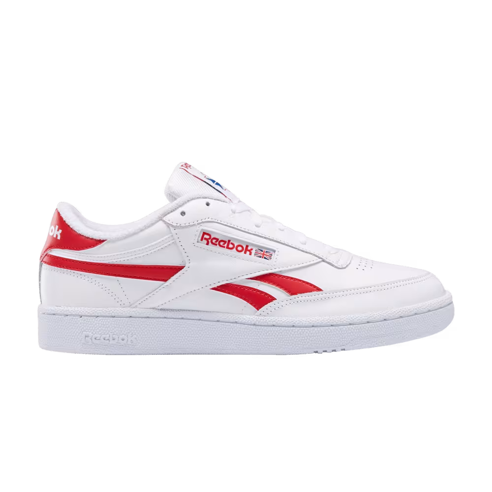 Reebok Club C Revenge White Vector Red