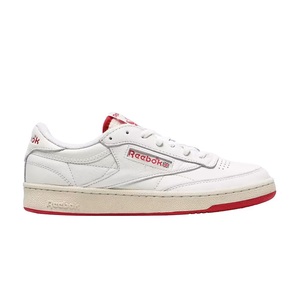 Reebok Club C 85 Vintage Chalk Vector Red