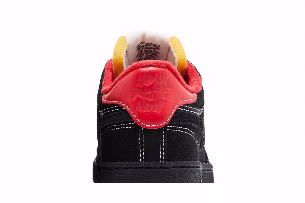 Reebok Club C Revenge Human Rights Now! - Black, view 8