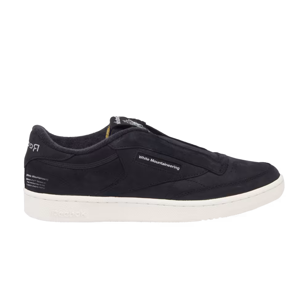White Mountaineering x Reebok Club C 85 Black Chalk