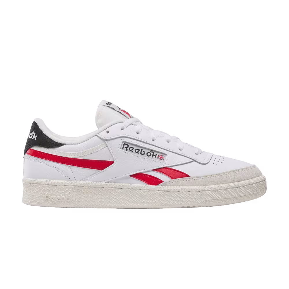 Reebok Club C Revenge White Black Vector Red