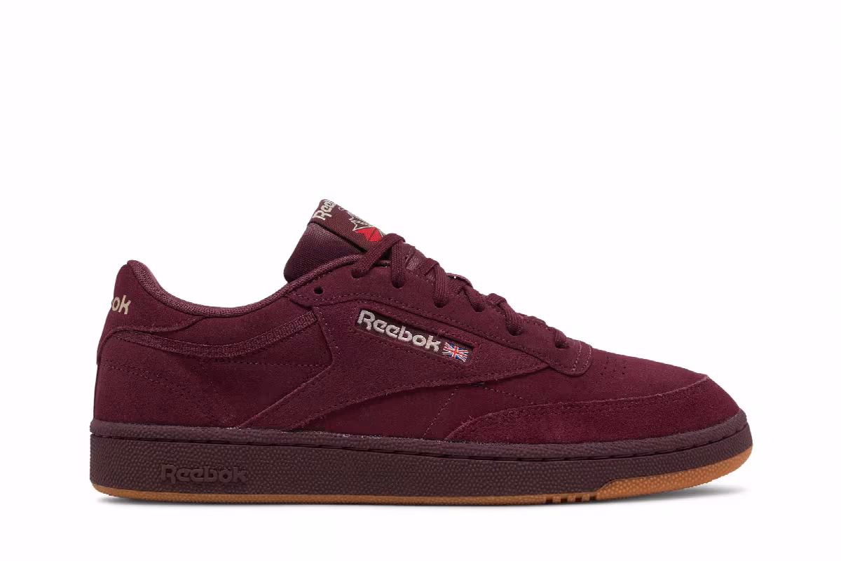 Reebok Club C 85 Maroon, view 2