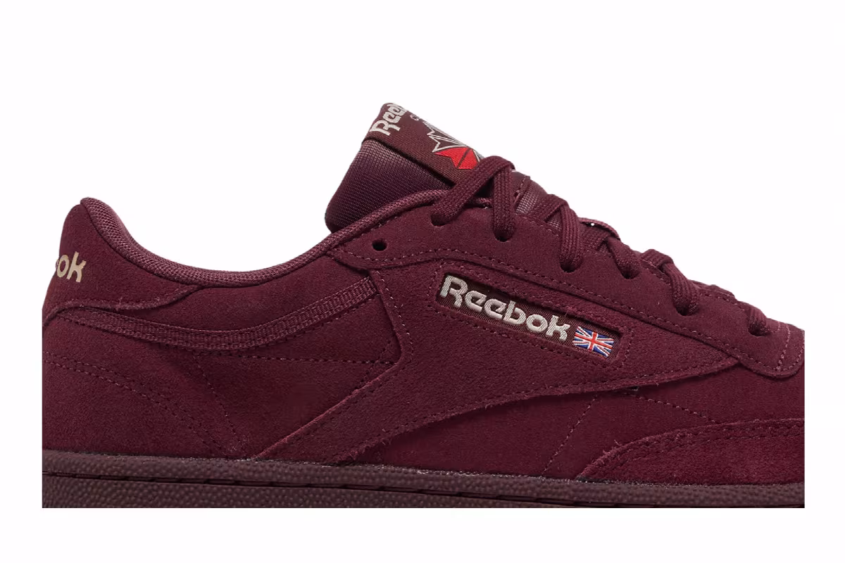 Reebok Club C 85 Maroon, view 3