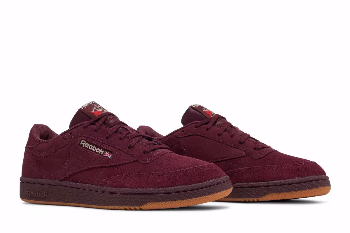 Reebok Club C 85 Maroon, view 9