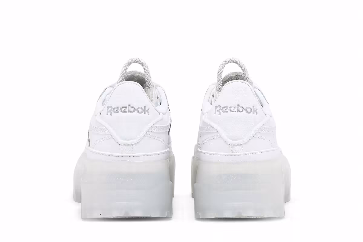 Cardi B x Reebok Women's Club C Triple White, view 7
