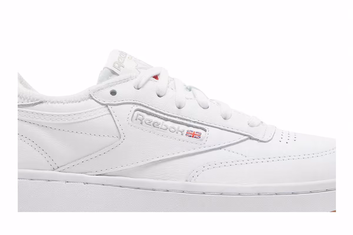 Reebok Women's Club C Double White Gum, view 3