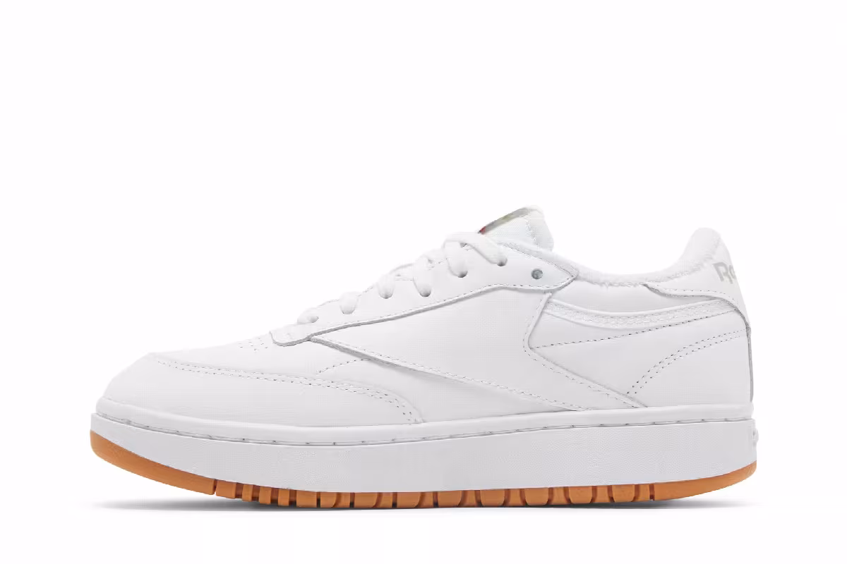 Reebok Women's Club C Double White Gum, view 4