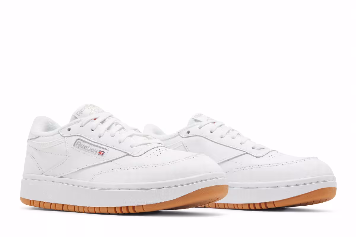 Reebok Women's Club C Double White Gum, view 9