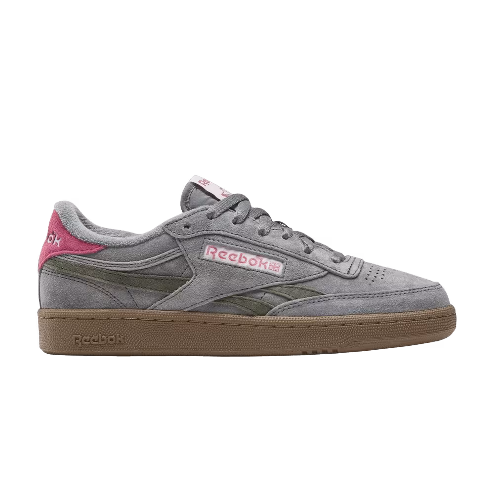 Reebok Women's Club C Revenge Vintage Dark Fog/Dark Fog/Studio Pink