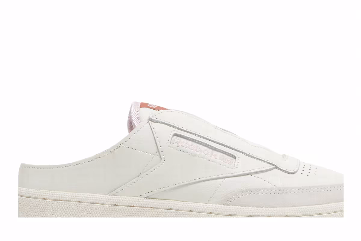 Reebok Women's Club C Laceless Mule Chalk, view 3