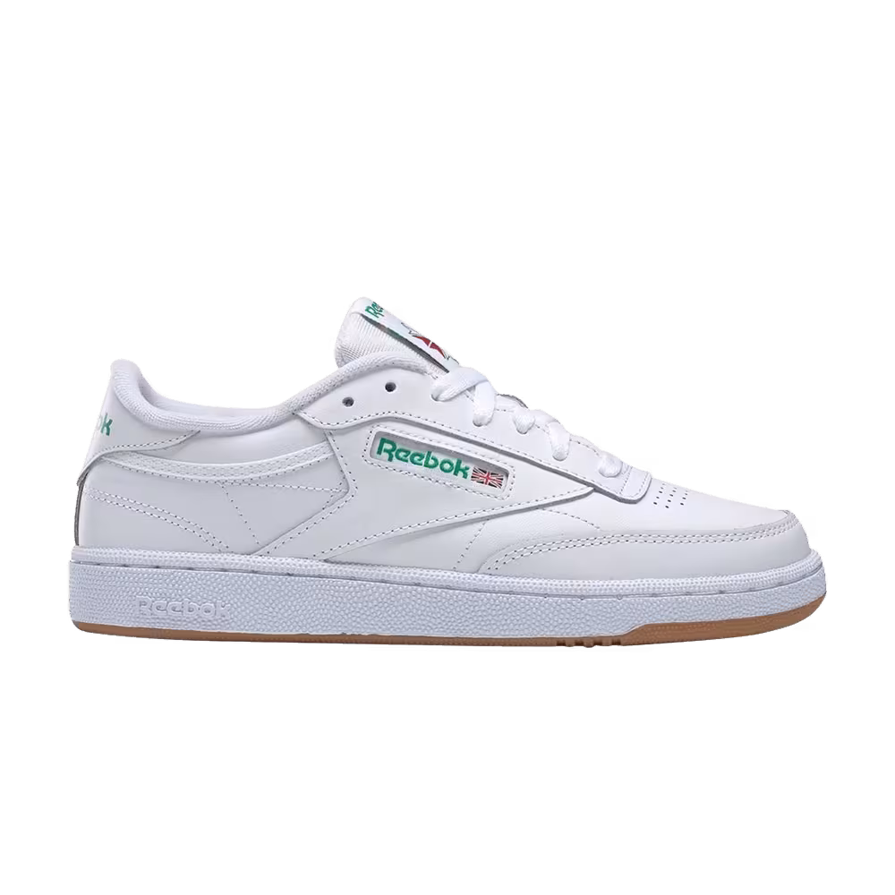 Reebok Women's Club C 85 White Green Gum