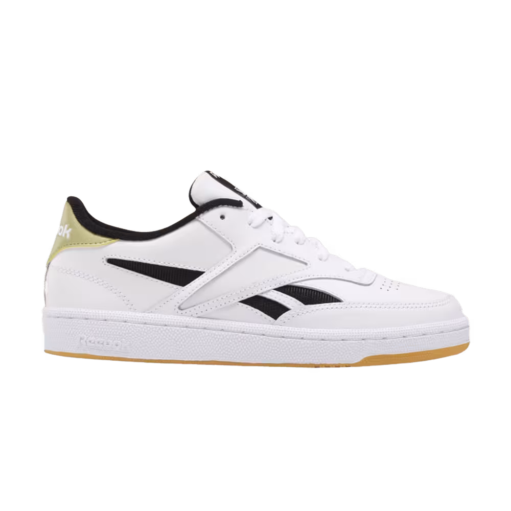 Reebok Women's Club C Revenge Mark Vector Logo - White Black