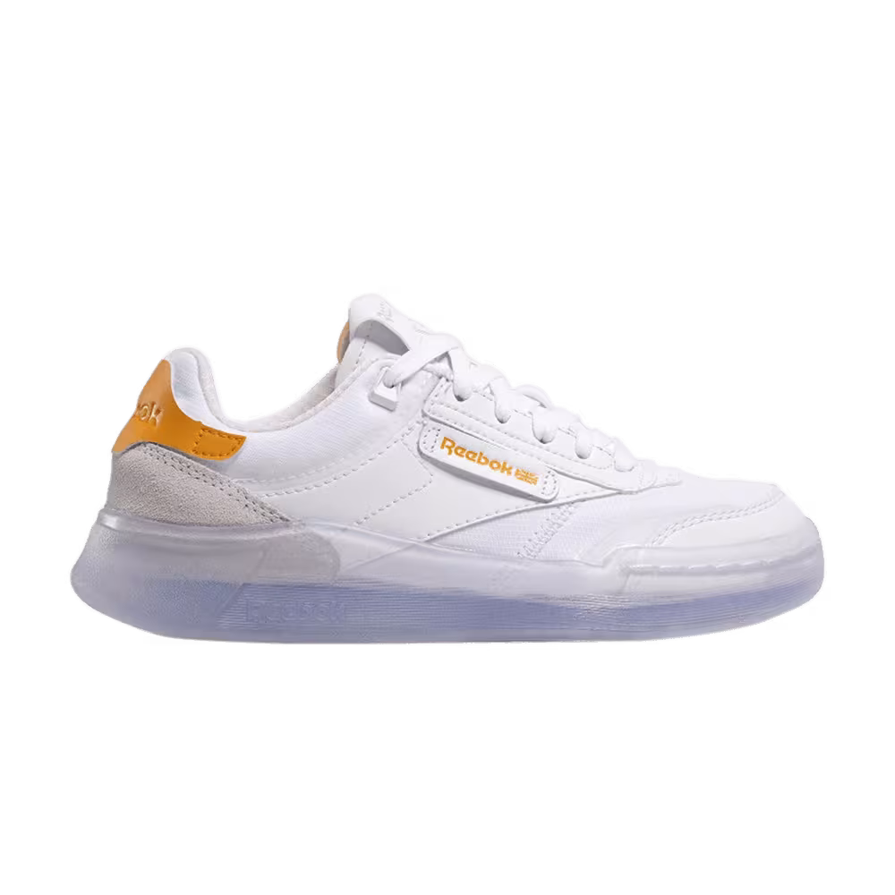 Reebok Women's Club C Legacy White Bright Ochre