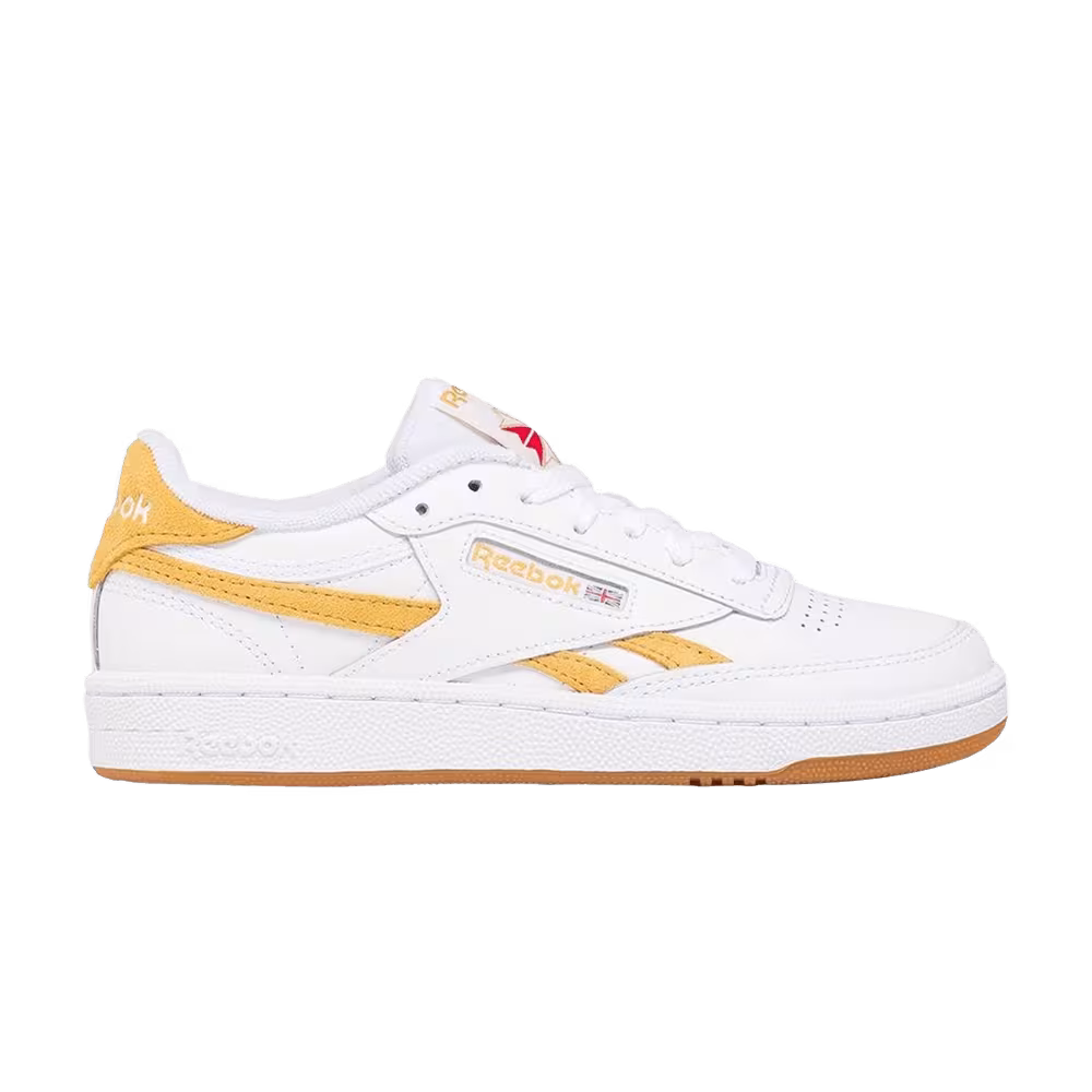 Reebok Women's Club C Revenge White Retro Gold
