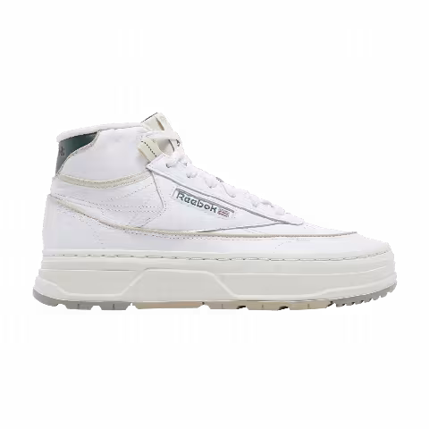 Reebok Wmns Club C Geo Mid 'White Dark Green'
