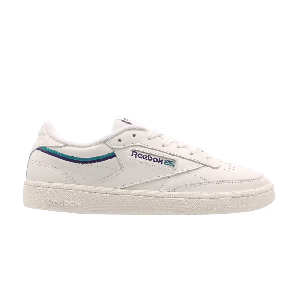 Reebok Women's Club C 85 Chalk Seaport Teal