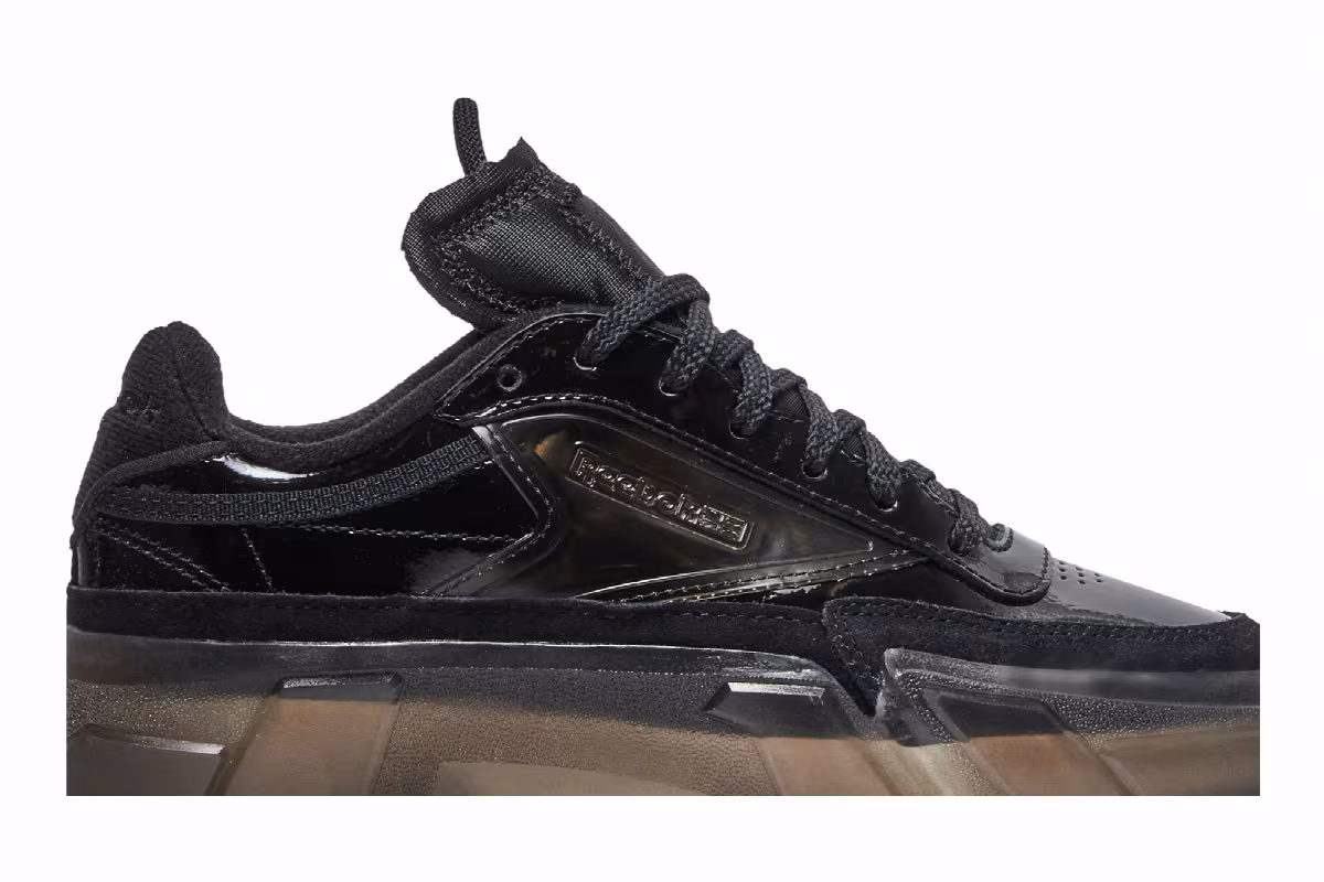 Cardi B x Reebok Club C J Core Black, view 3