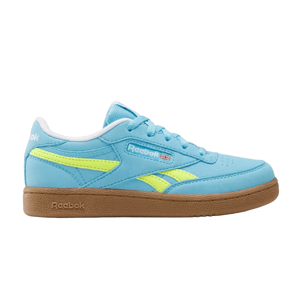 Reebok Club C Revenge Little Kid Digital Blue/Solar Acid Yellow/Gum