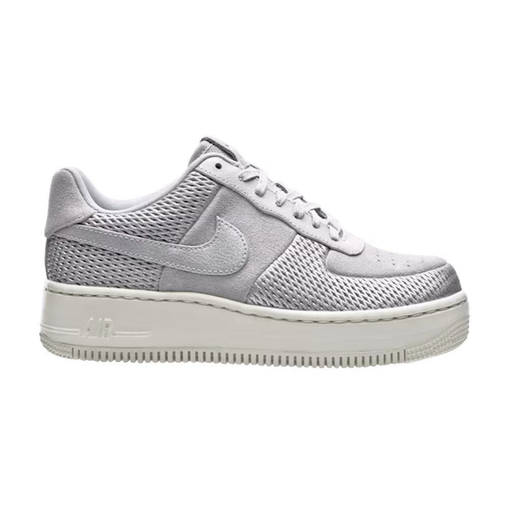 Nike Women's Air Force 1 Upstep Premium Metallic Platinum