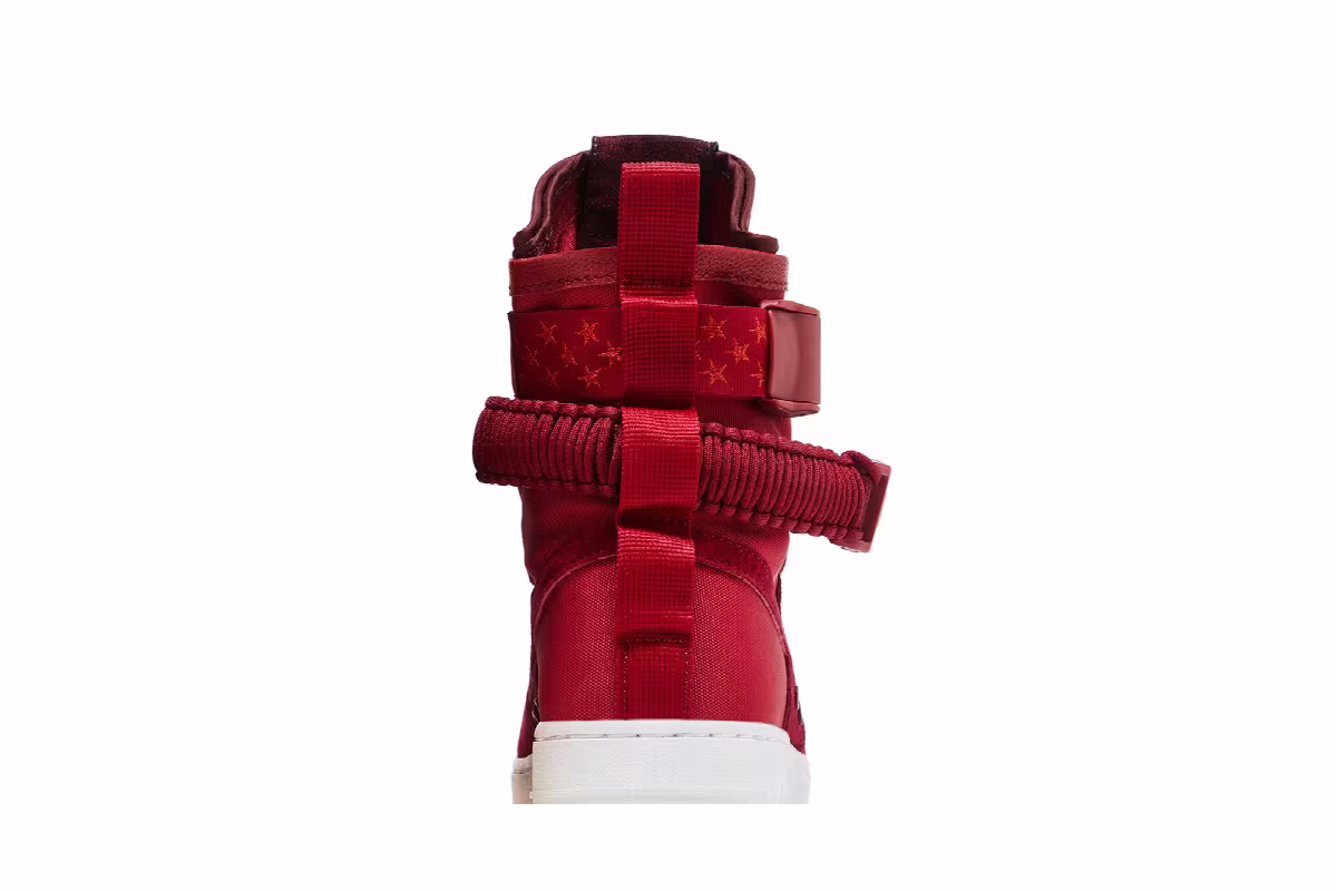 Nike Women's SF Air Force 1 High Red Crush, view 8