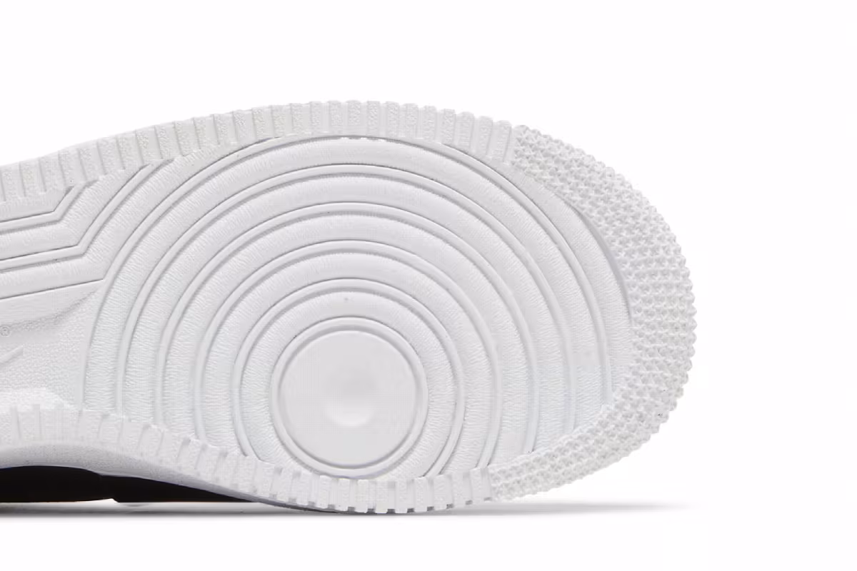 Nike Women's Air Force 1 Black White, view 6