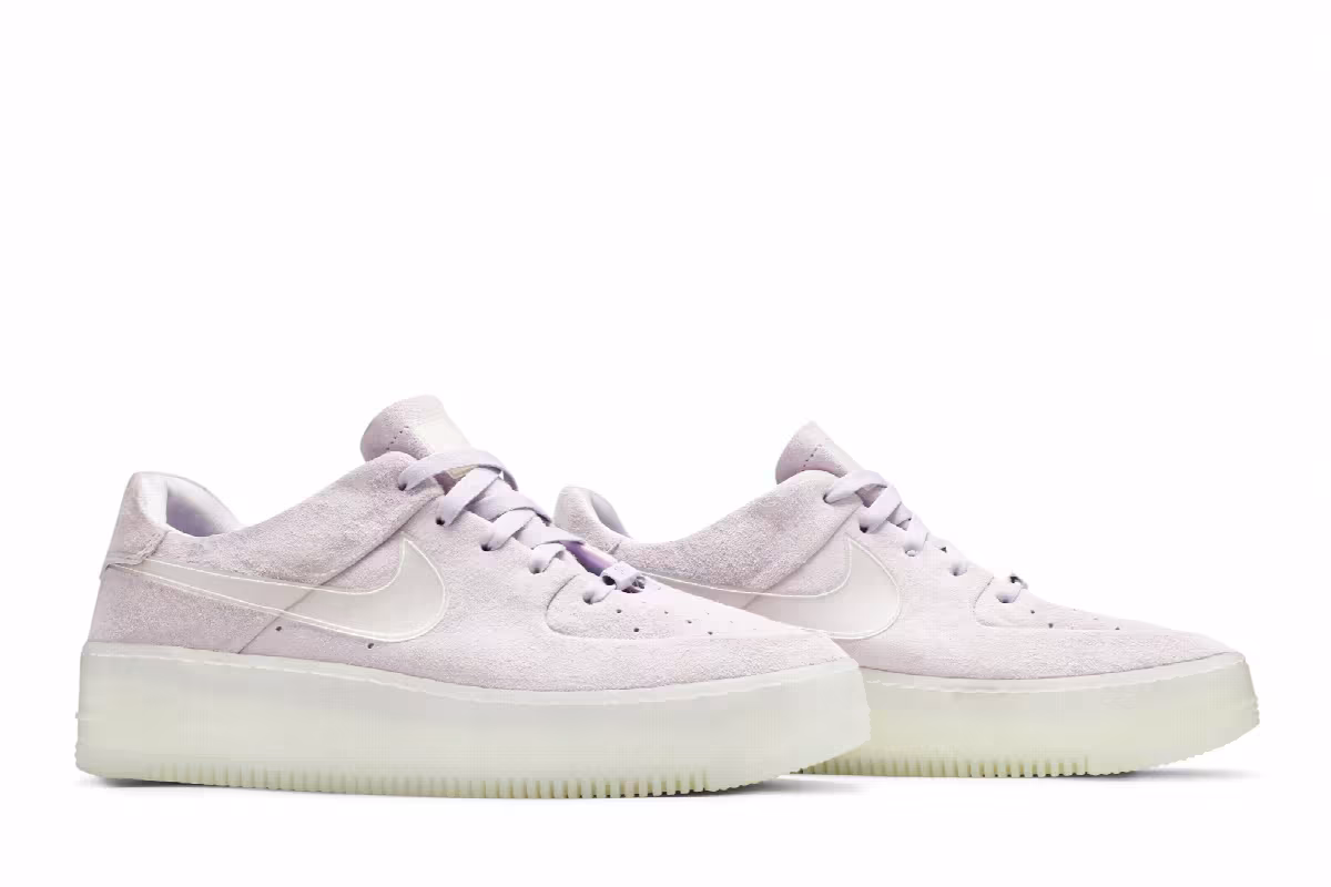 Nike Women's Air Force 1 Sage Low LX Violet Mist, view 9