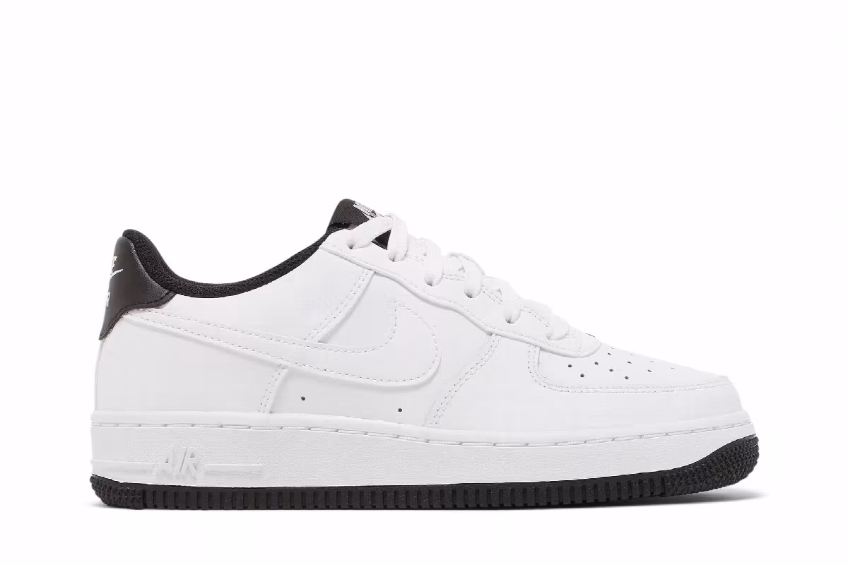 Nike Air Force 1 White Black, view 2