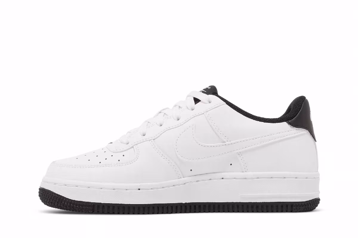 Nike Air Force 1 White Black, view 4