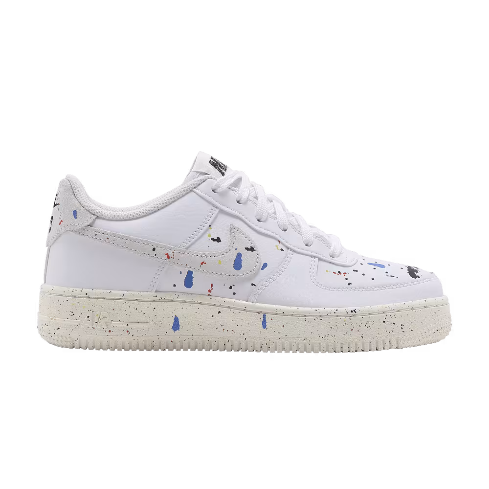 Nike Air Force 1 LV8 3 GS Paint Splatter - White