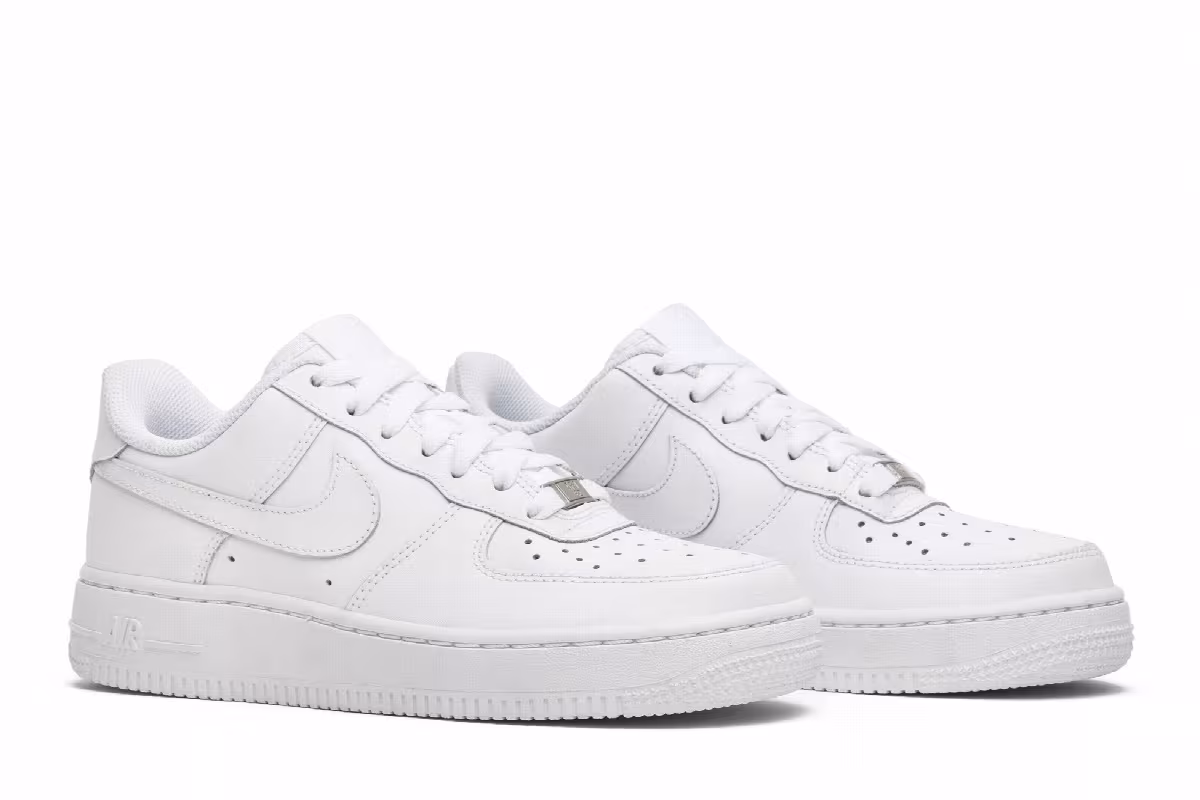 Nike Air Force 1 Low GS White, view 9