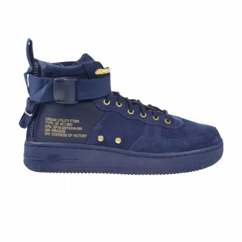 Nike SF Air Force 1 Mid GS 'Obsidian'