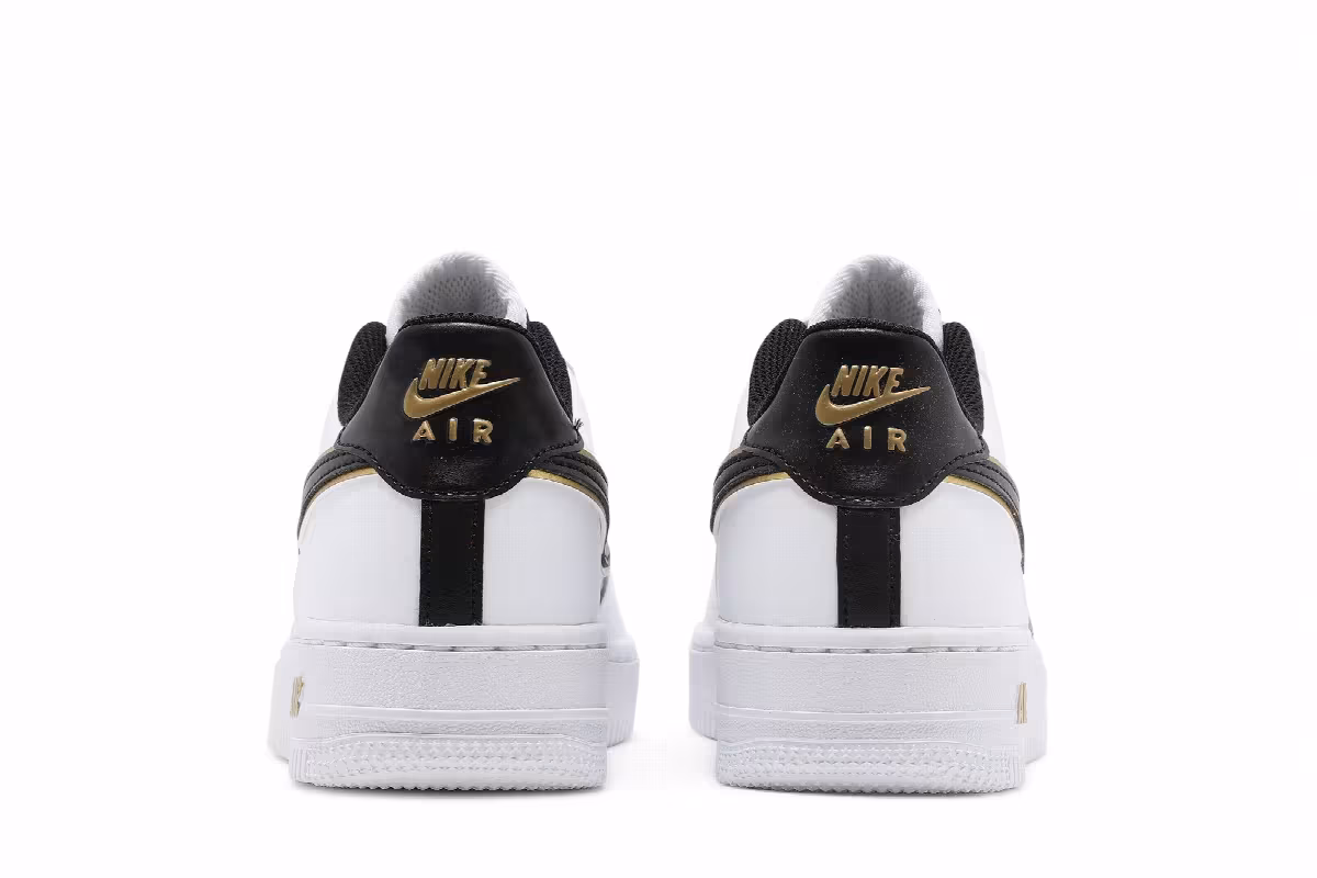 Nike Air Force 1 LV8 GS White Metallic Gold, view 7