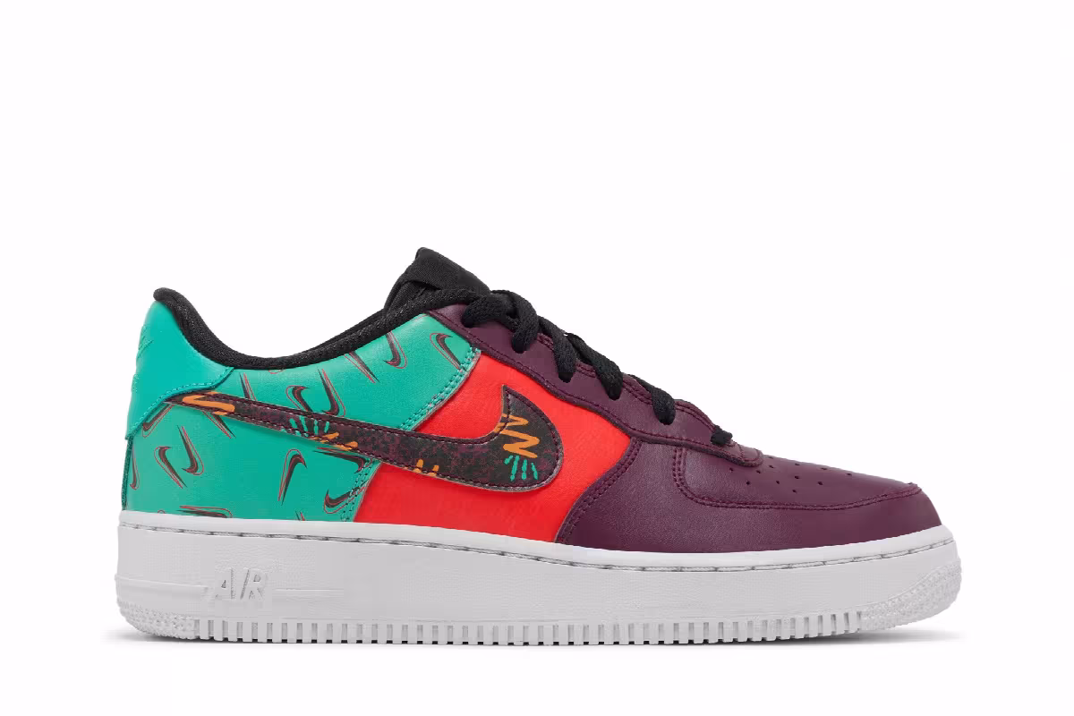 Nike Air Force 1 LV8 GS What The 90s, view 2