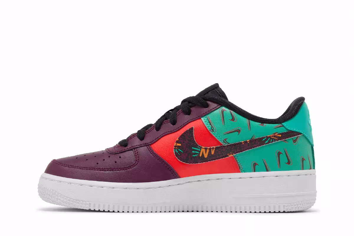 Nike Air Force 1 LV8 GS What The 90s, view 4