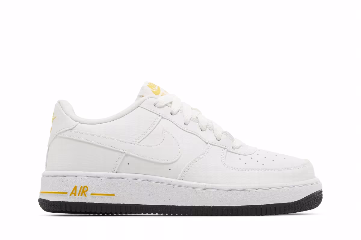 Nike Air Force 1 Impact Next Nature GS White University Gold, view 2