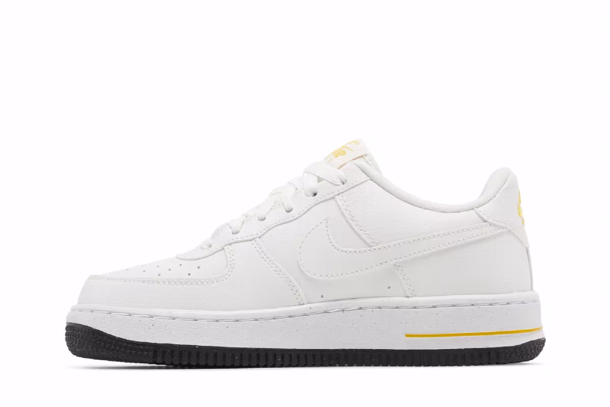 Nike Air Force 1 Impact Next Nature GS White University Gold, view 4